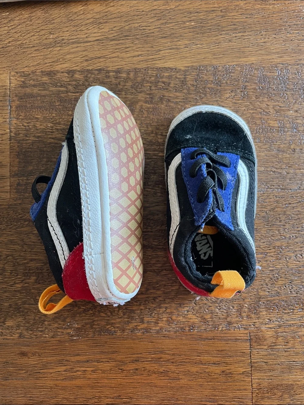 Vans Colorblock Crib Shoe